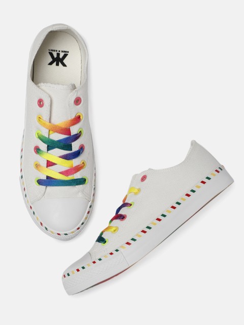 

Kook N Keech Women White Sneakers