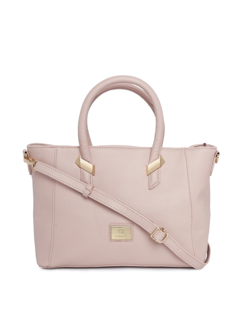 

Caprese Beige Solid Handheld Bag