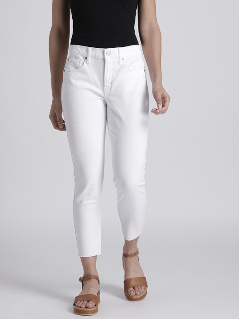 

GAP Women Skinny Ankle Pants in Bi-Stretch, White