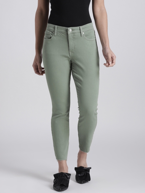 

GAP Women Legging Ankle Jeans, Olive