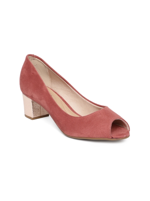 

BEIRA RIO Women Rose Colored Peep Toes