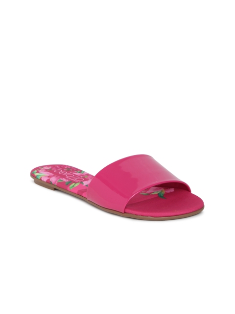 

BEIRA RIO Women Pink Solid Open Toe Flats