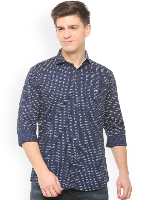 

Van Heusen Sport Men Blue Slim Fit Printed Casual Shirt