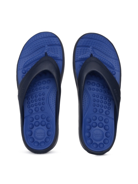 

Crocs Unisex Black & Navy Blue Solid Thong Flip-Flops