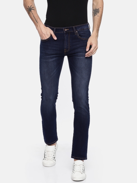 

Pepe Jeans Men Blue Vapour Slim Fit Low-Rise Clean Look Stretchable Jeans