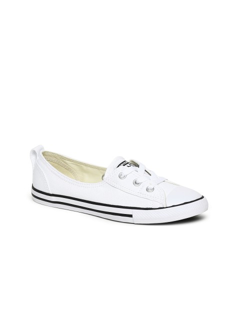 

Converse CORE CANVAS CHUCK TAYLOR ALL STAR BALLET White Sneakers