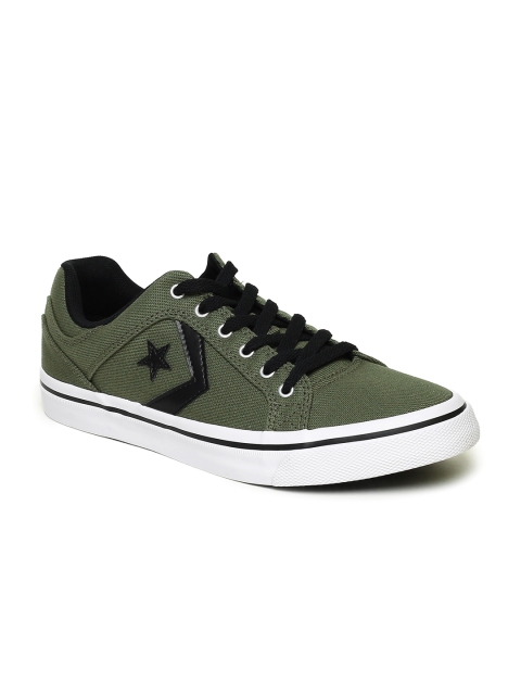 

Converse Unisex Olive Green Sneakers