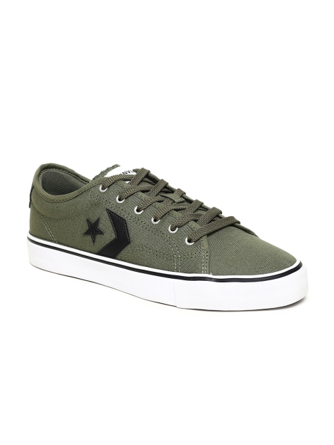 

Converse Unisex Olive Green Sneakers