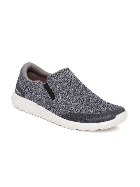 

Crocs Men Grey Slip-On Sneakers