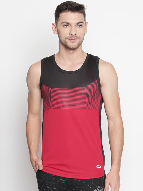 

Ajile by Pantaloons Men Red & Black Innerwear Vest 205000005932220