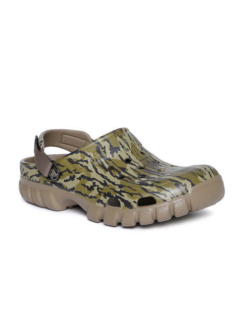 

Crocs Off Road Unisex Green Printed Clogs