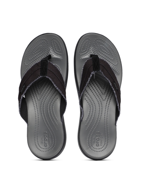 

Crocs Men Black Solid Thong Flip-Flops