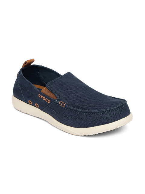 

Crocs Men Navy Blue Solid Slip-On Sneakers