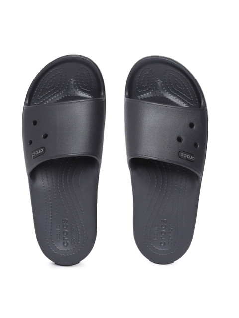 

Crocs Unisex Black Solid Sliders