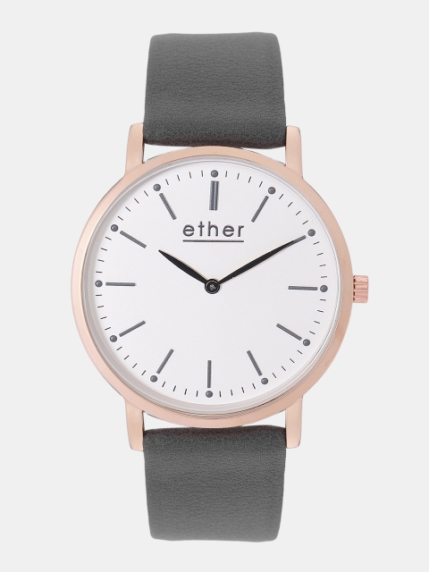 

ether Men Off-White Analogue Watch DES-WAT-E3-C