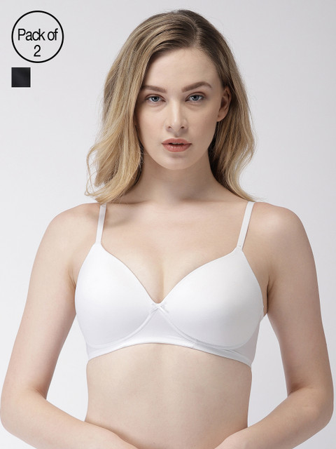 

Marks & Spencer Pack of 2 Padded Non-wired Tshirt Bra T333218, Black