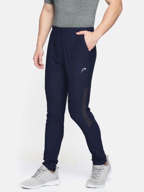 

Proline Active Men Navy Blue Textured Track Pants