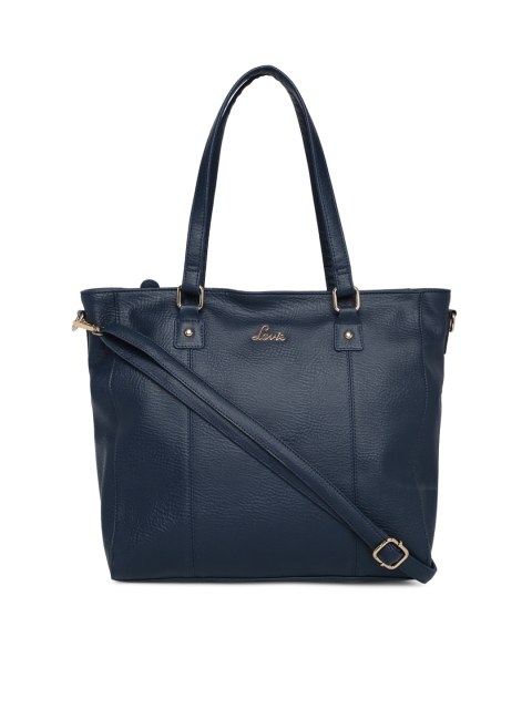 

Lavie Navy Blue Solid Shoulder Bag