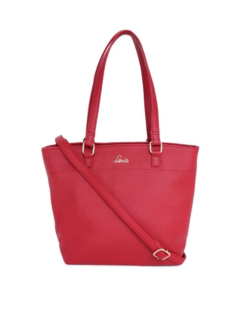 

Lavie Red Solid Shoulder Bag