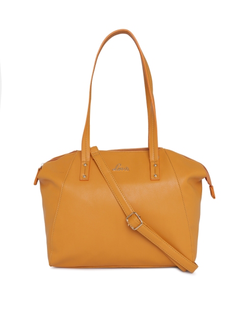 

Lavie Mustard Solid Shoulder Bag