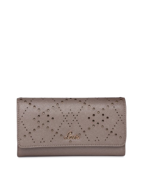 

Lavie Women Brown Self Design Two Fold Wallet
