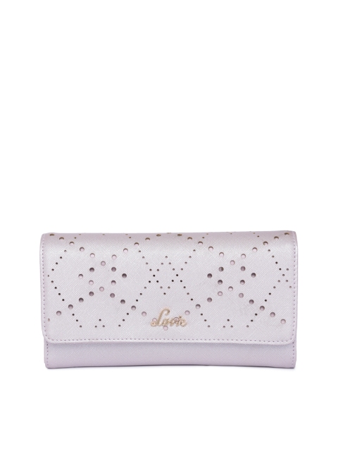

Lavie Women Pink Self Design Two Fold Wallet
