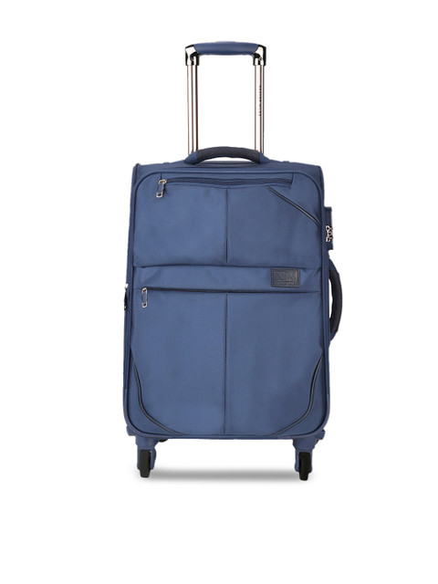 

Nasher Miles Blue Soft-Sided Medium Trolley Bag