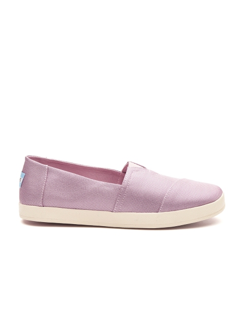 

TOMS Women Lavender Slip On Sneakers