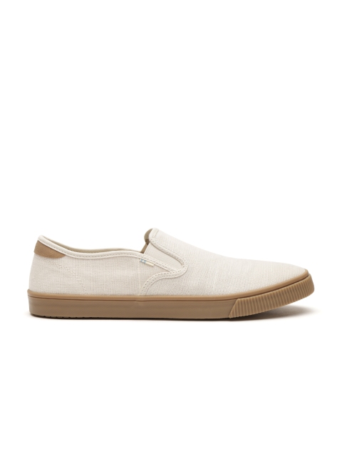 

TOMS Men Off-White Slip-On Sneakers
