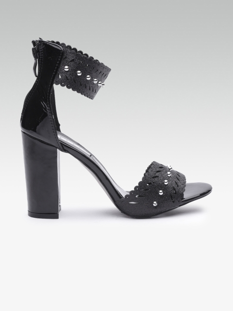 

ELLE Women Black Solid Block Heels
