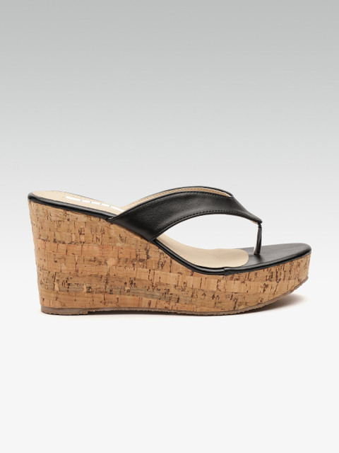 

ELLE Women Black Solid Wedges