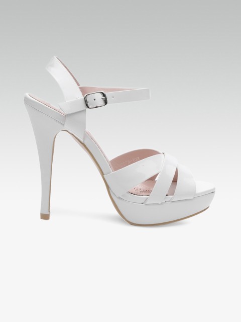 

Elle Women White Solid Heels
