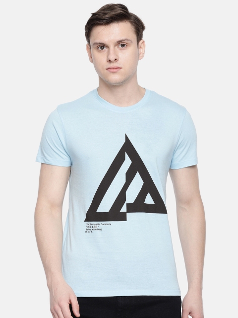 

Lee Men Blue Printed T-shirt