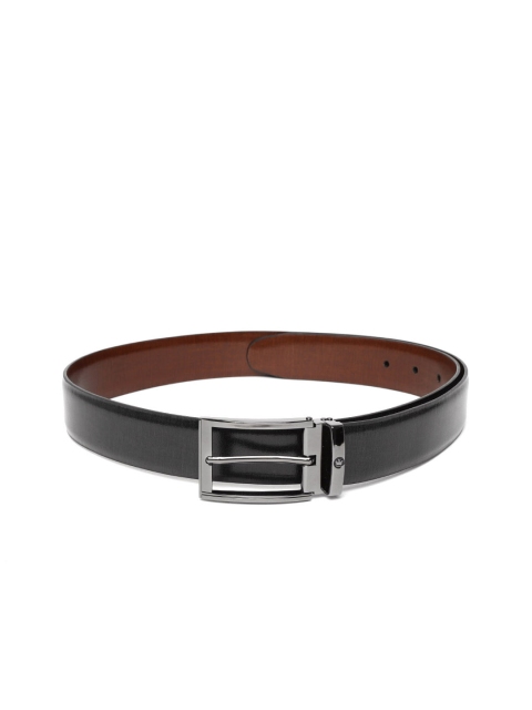 

Louis Philippe Men Black & Brown Leather Solid Reversible Belt