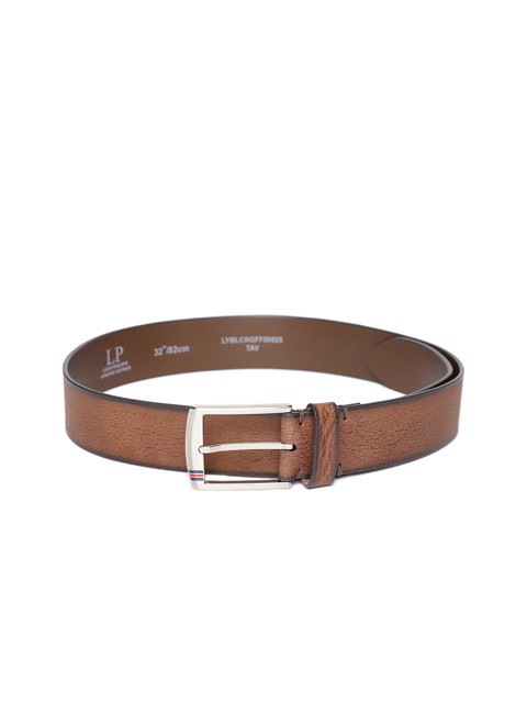 

Louis Philippe Sport Men Brown Solid Leather Belt