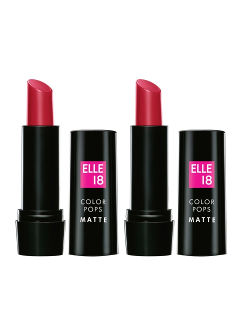 

ELLE 18 Set of 2 Color Pop Super Pink Matte Lip Color P30