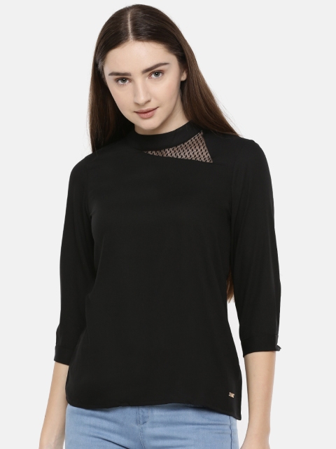 

Park Avenue Woman Women Black Solid Top