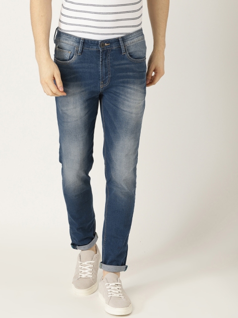 

United Colors of Benetton Men Blue Regular Fit Mid-Rise Clean Look Jeans