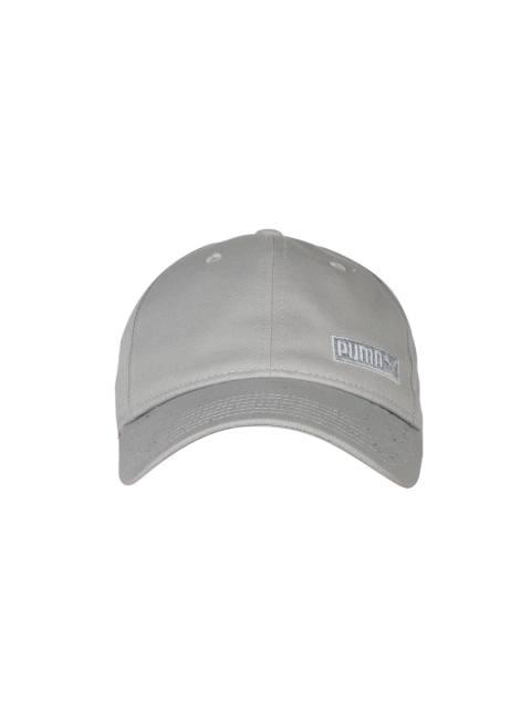 

Puma Unisex Grey Solid Baseball Cap