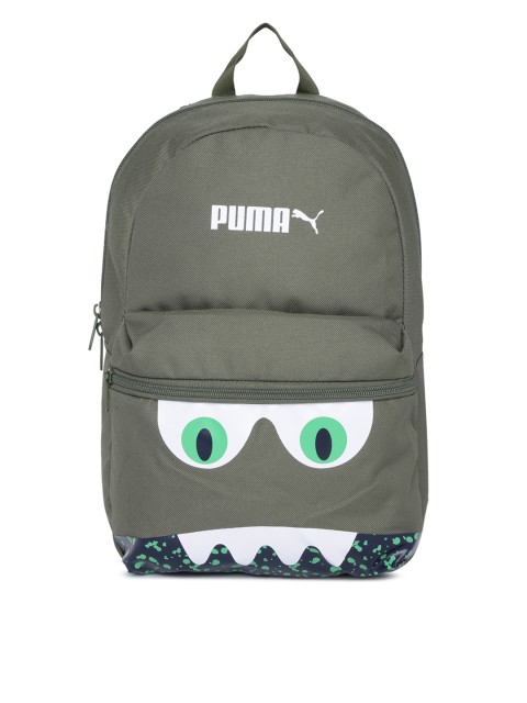 

Puma Unisex Olive Green Graphic Backpack