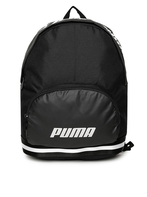 

Puma Women Black Brand Logo Core Laptop Backpack
