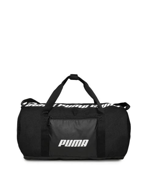 

Puma Women Black Core Barrel S Brand Logo Duffel Bag