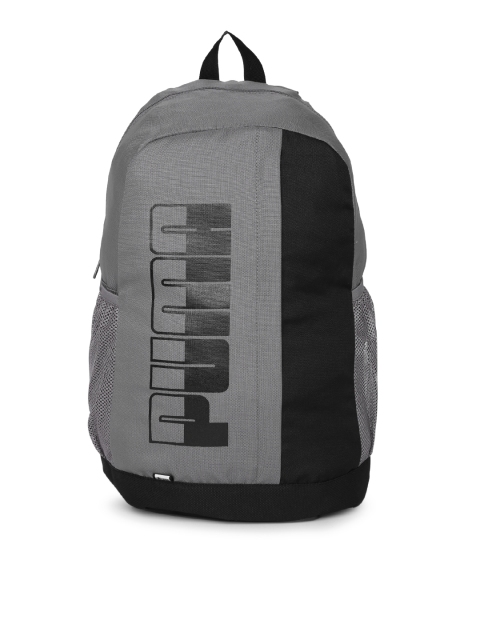 

Puma Unisex Grey Brand Logo Backpack