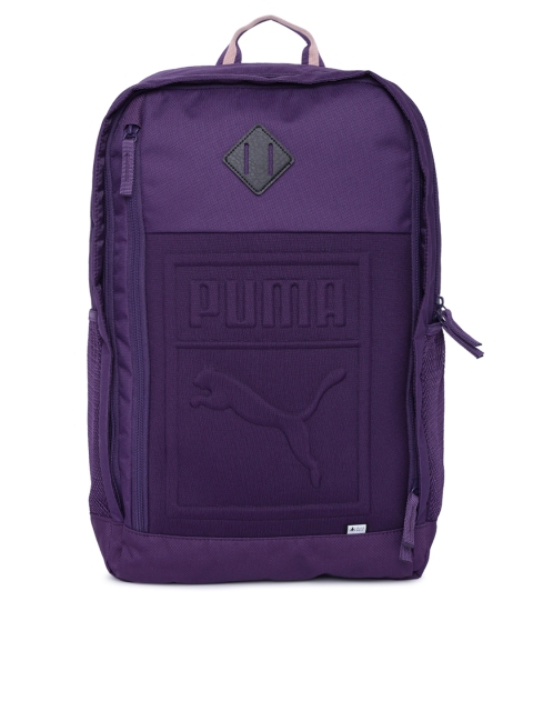 

Puma Unisex Purple Solid Backpack