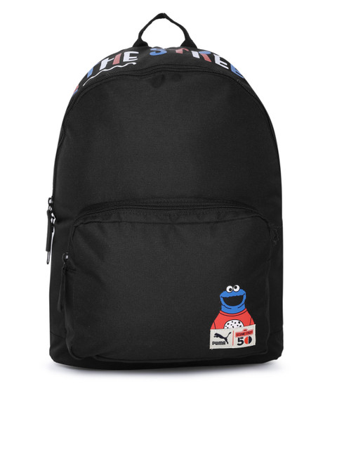 

Puma Unisex Black Sesame Street Printed Sport Backpack