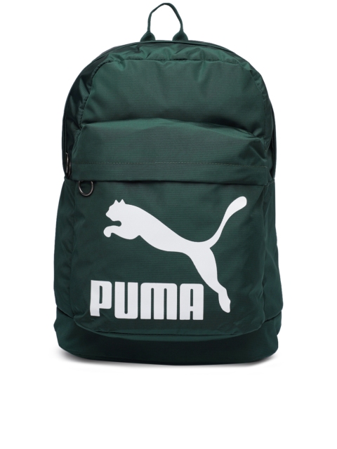 

Puma Unisex Green Brand Logo Originals Backpack