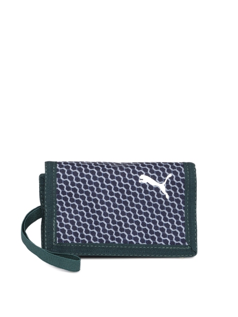 

Puma Unisex Navy Blue Printed Three Fold Wallet