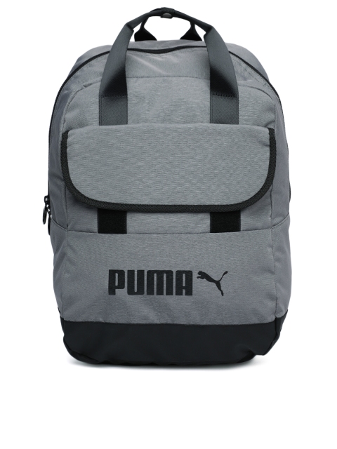 

Puma Unisex Grey Brand Logo Campus Backpack