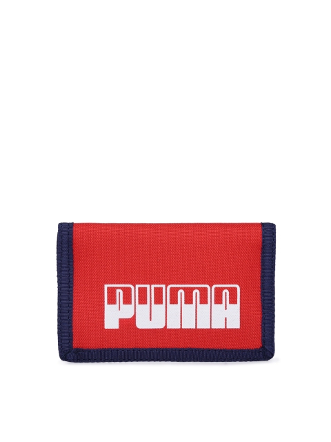 

Puma Unisex Red Printed Three Fold Wallet