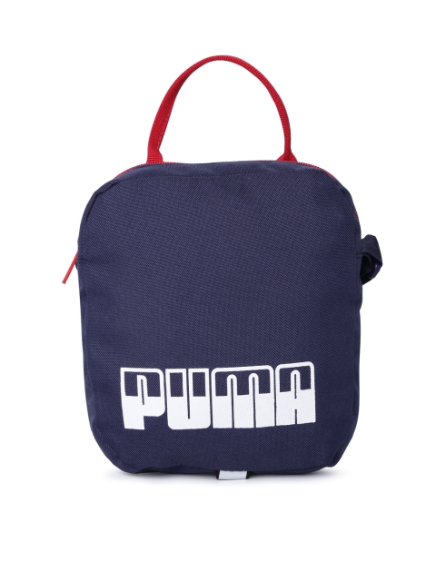 

Puma Unisex Navy Blue Printed Plus Portable II Messenger Bag